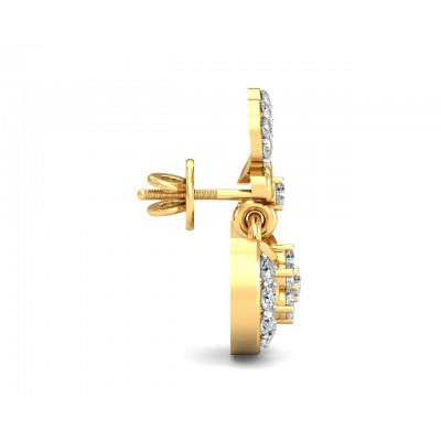 HIen Diamond Earrings in Gold